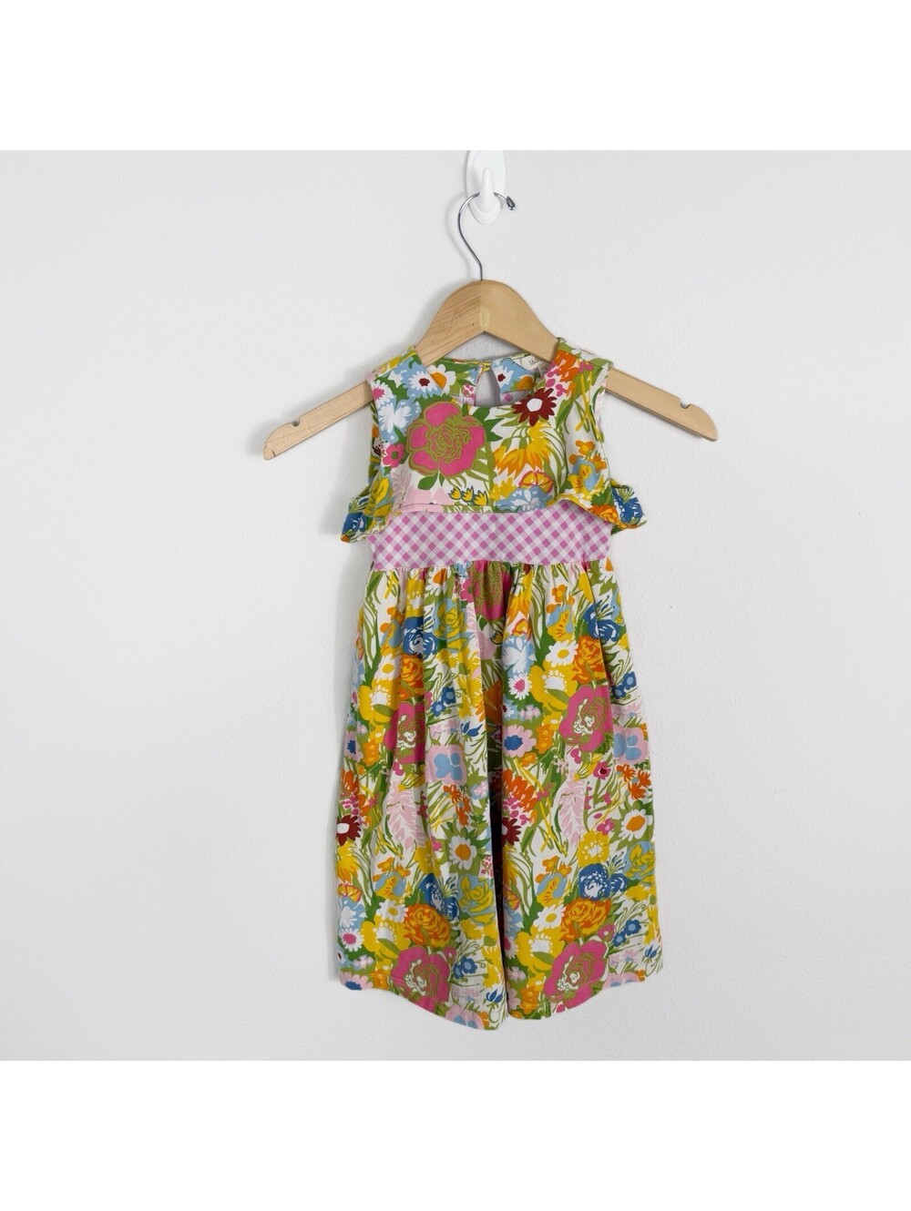 Matilda Jane Brilliant Daydream Far Out Maxi Dress Size 4 Floral Girls Pink